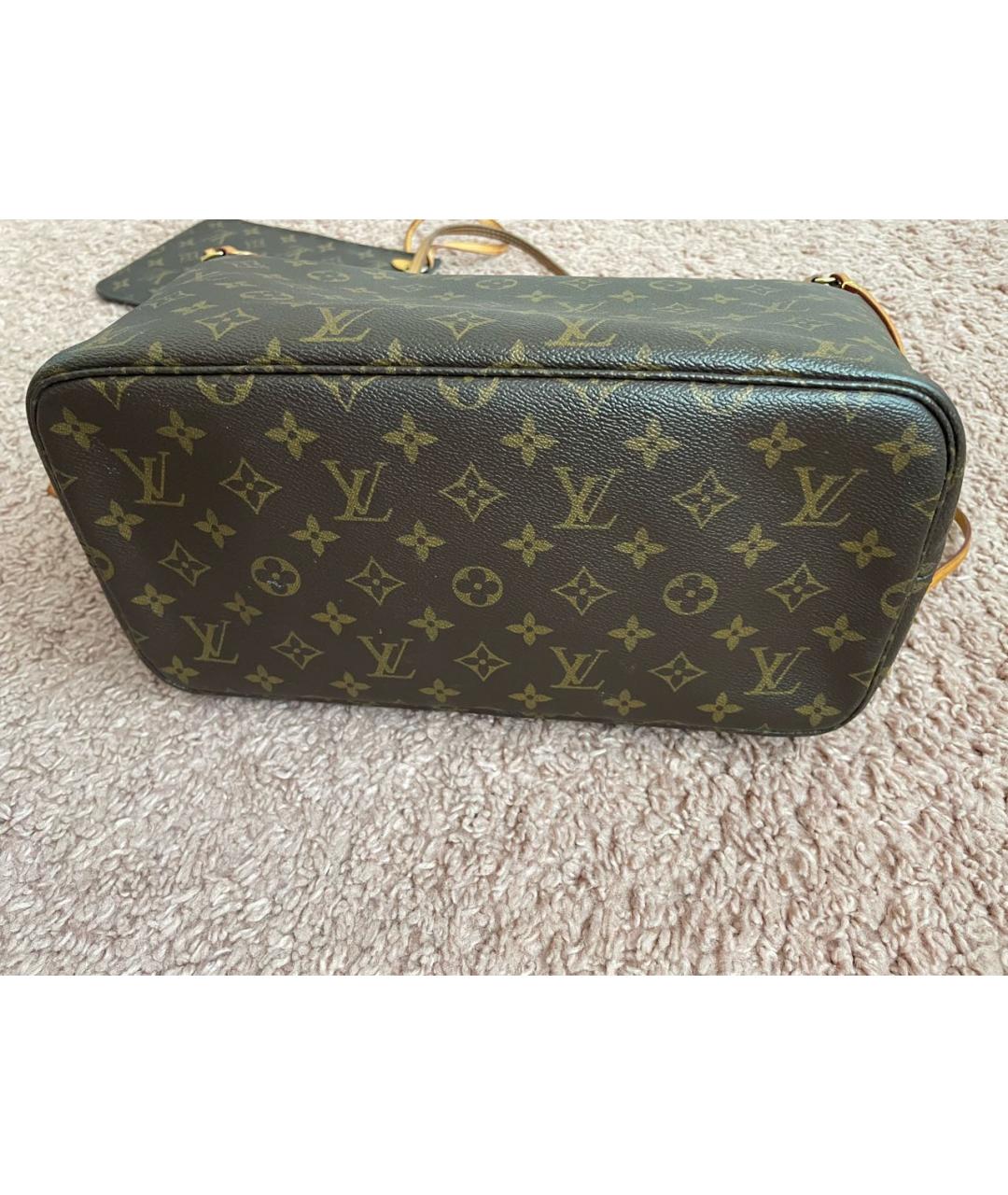 LOUIS VUITTON Зеленая сумка тоут, фото 6