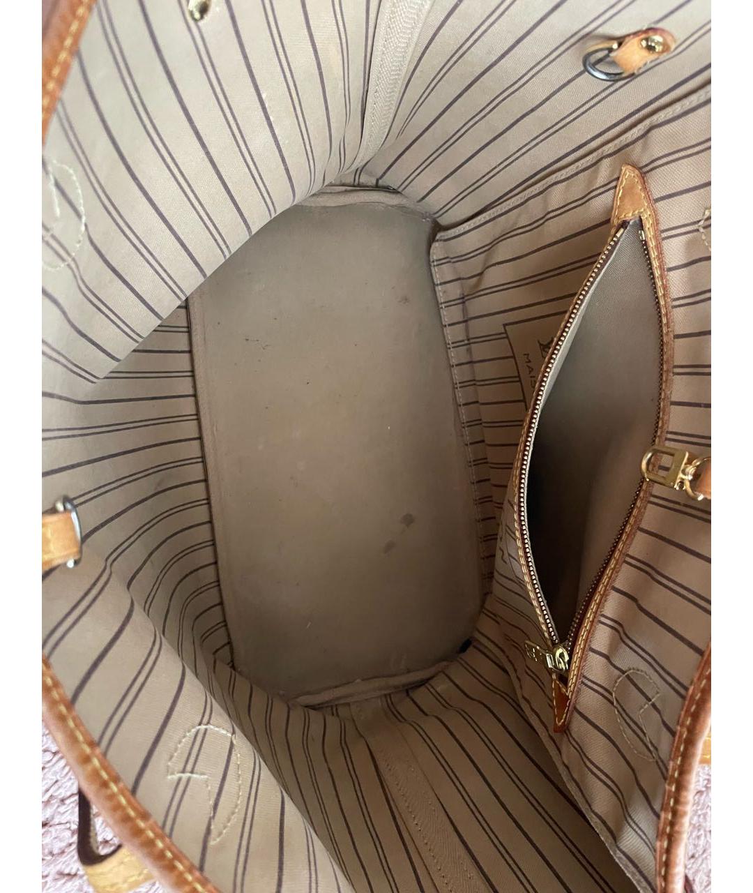 LOUIS VUITTON Зеленая сумка тоут, фото 8