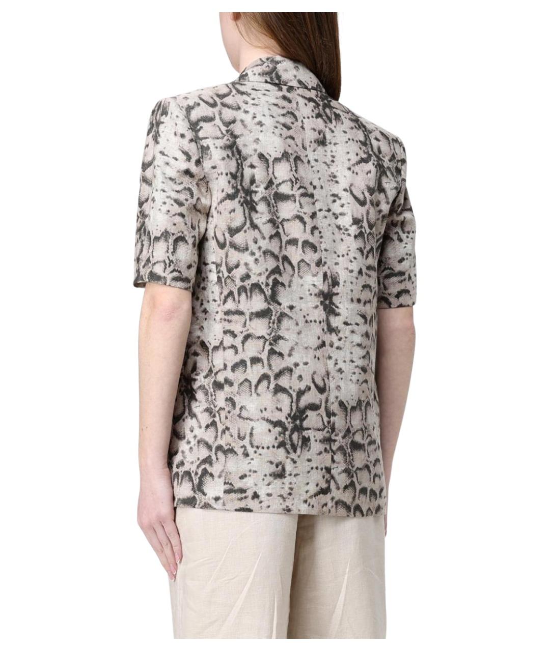 PINKO Мульти льняной жакет/пиджак, фото 2