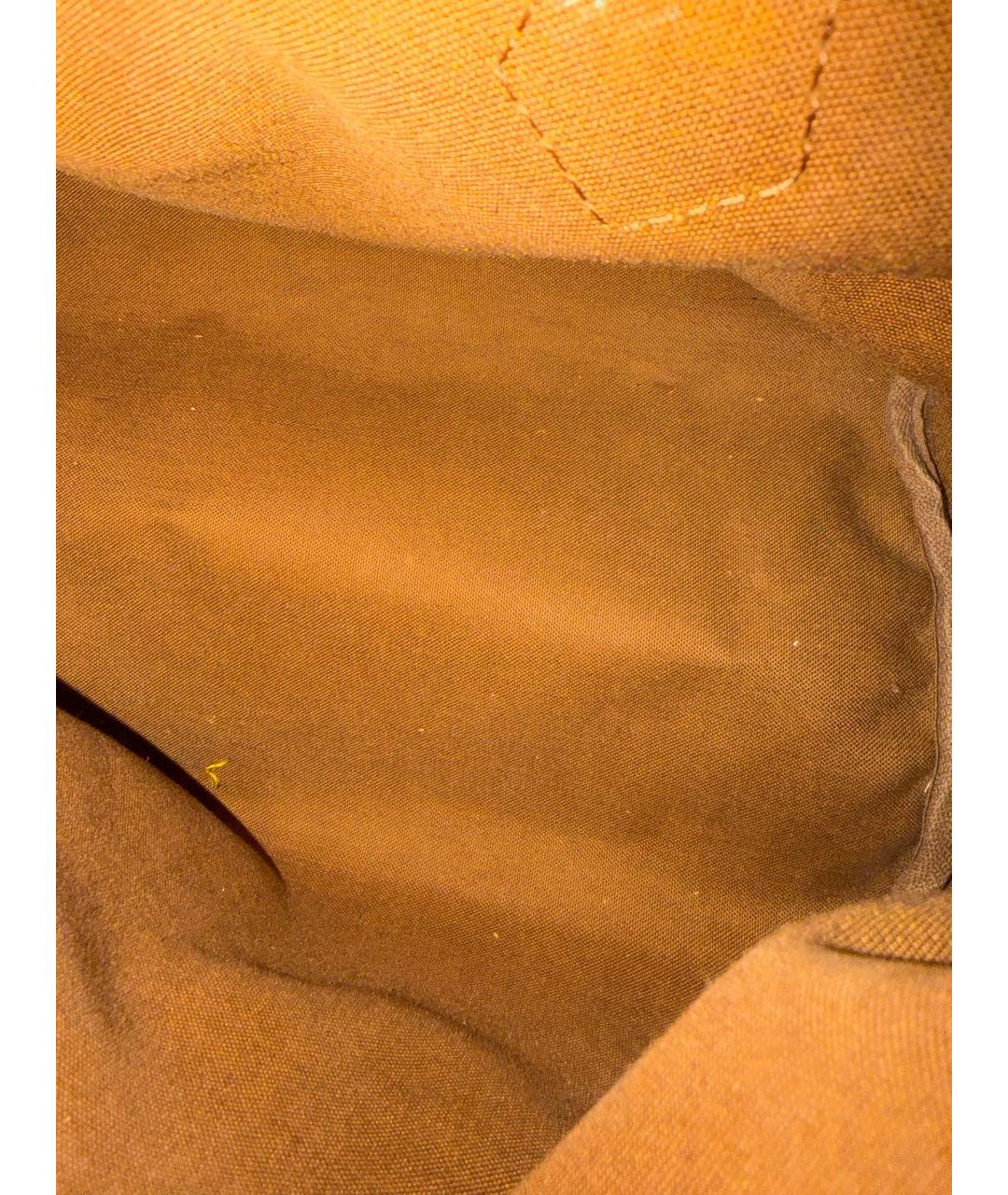 LOUIS VUITTON Коричневая сумка с короткими ручками, фото 3