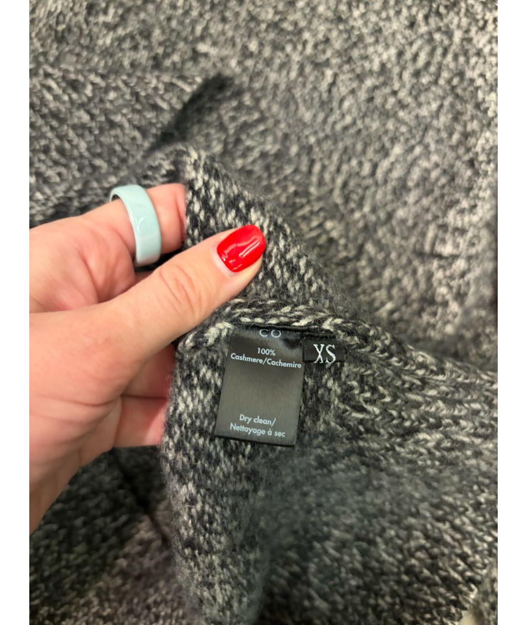 CO Антрацитовый кашемировый костюм с брюками, фото 5