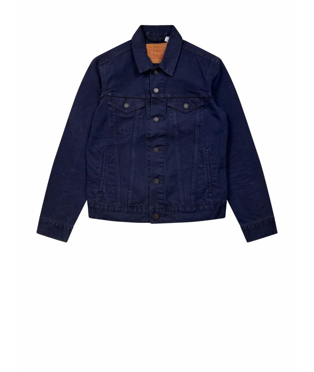 LEVI'S Темно-синяя деним куртка, фото 7