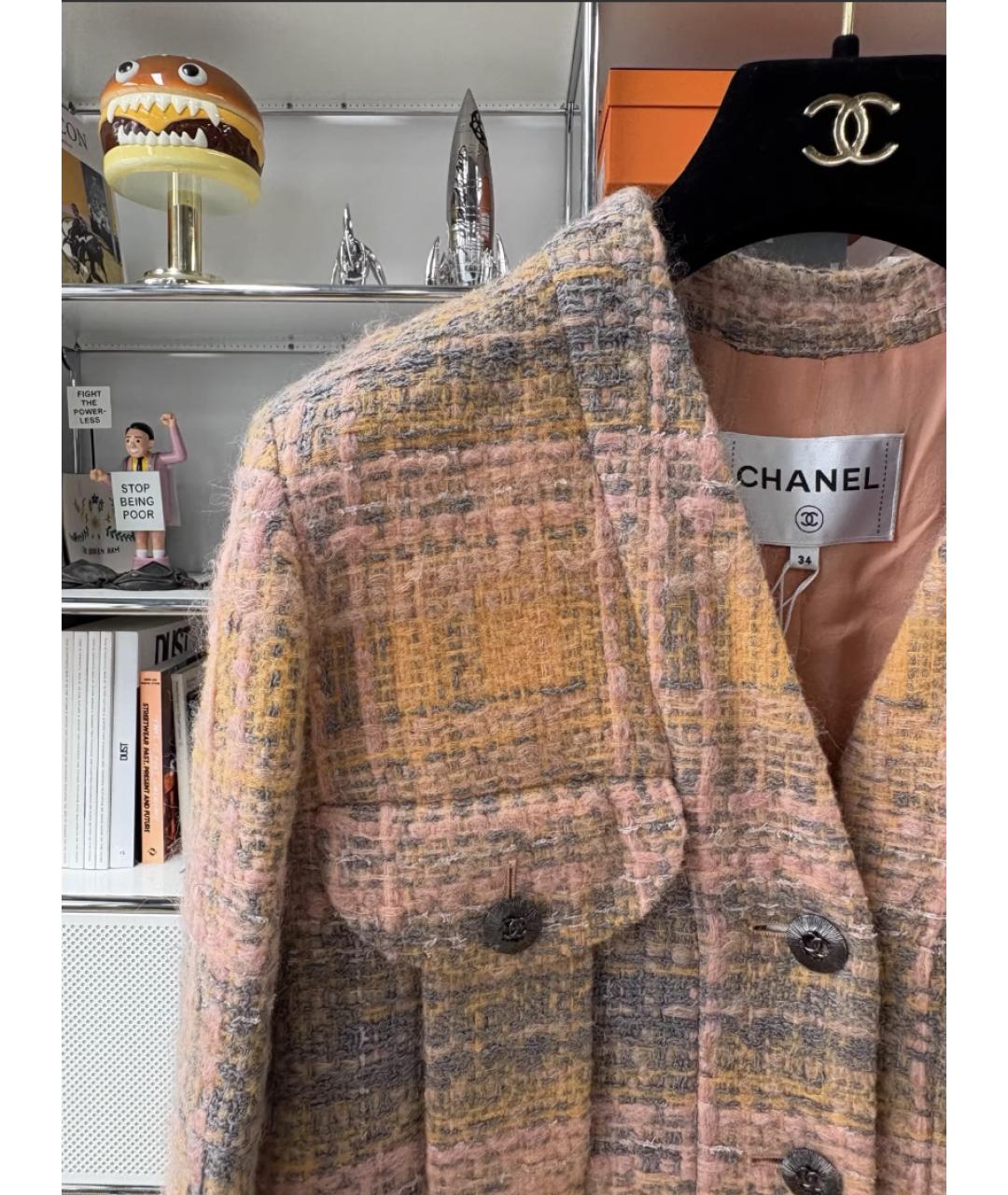 CHANEL Мульти твидовый жакет/пиджак, фото 2