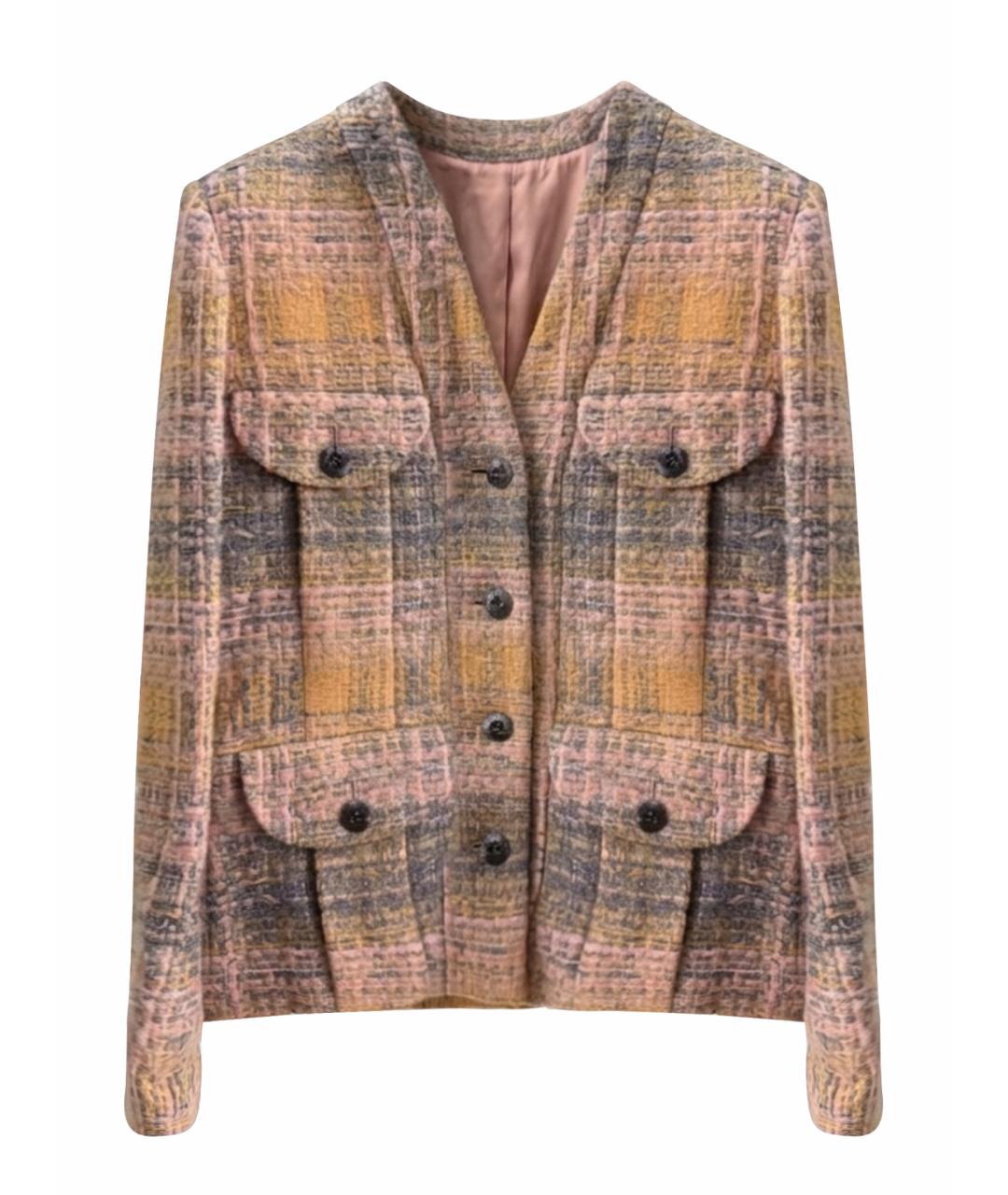 CHANEL Мульти твидовый жакет/пиджак, фото 1