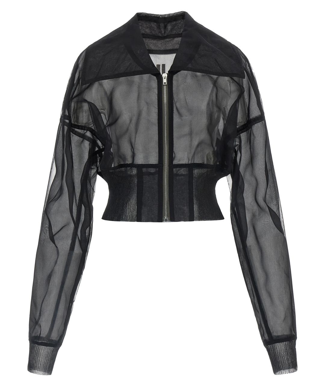 RICK OWENS Черная полиамидовая куртка, фото 1