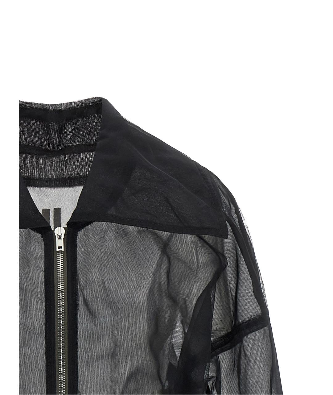 RICK OWENS Черная полиамидовая куртка, фото 3