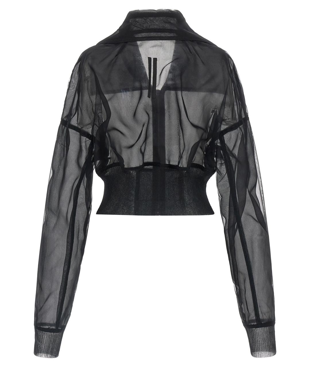 RICK OWENS Черная полиамидовая куртка, фото 2