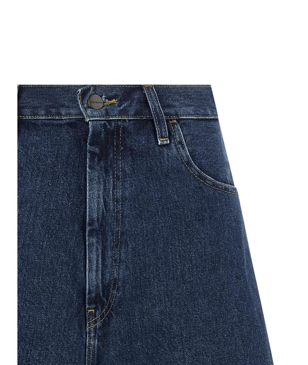 CARHARTT WIP Синие хлопковые шорты, фото 3