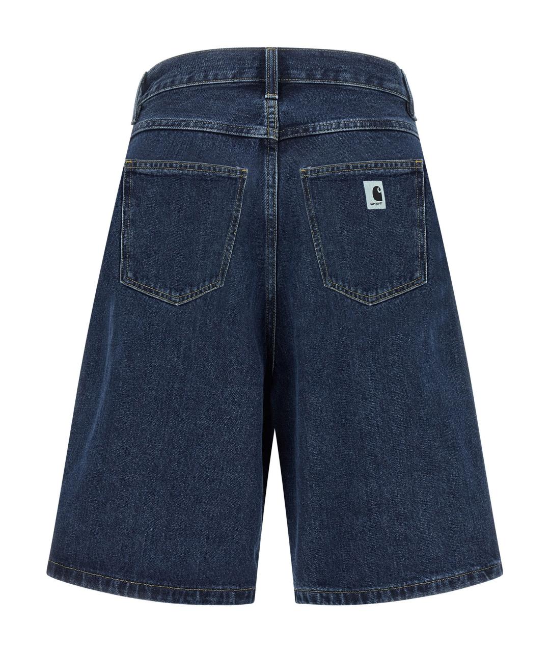 CARHARTT WIP Синие хлопковые шорты, фото 2