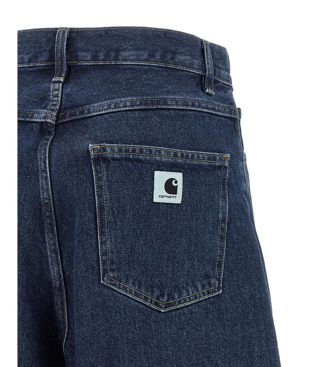 CARHARTT WIP Синие хлопковые шорты, фото 4