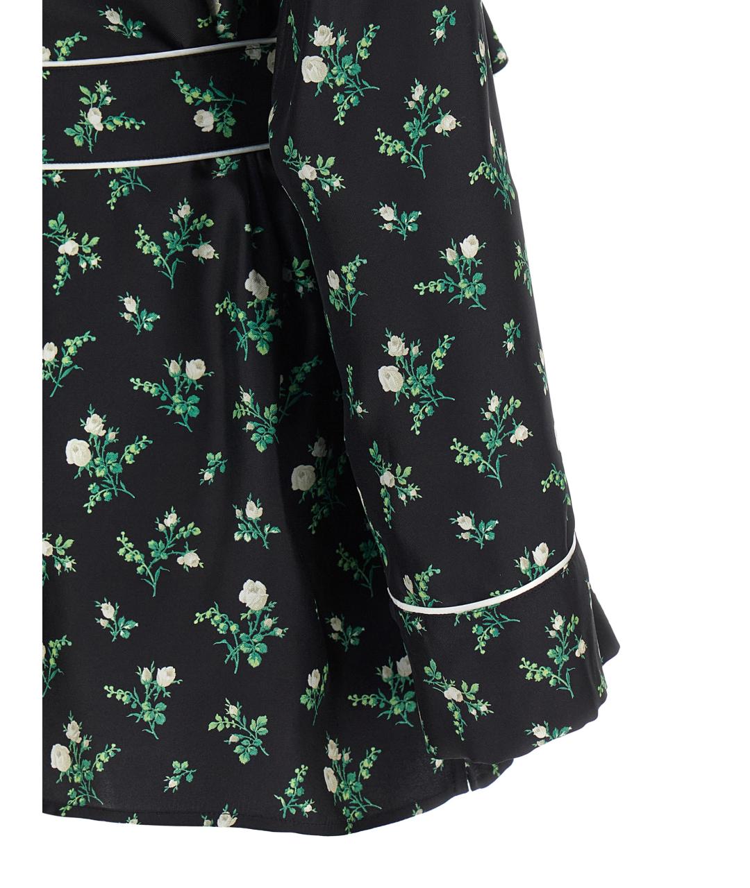 DOLCE&GABBANA Черная шелковая рубашка, фото 4