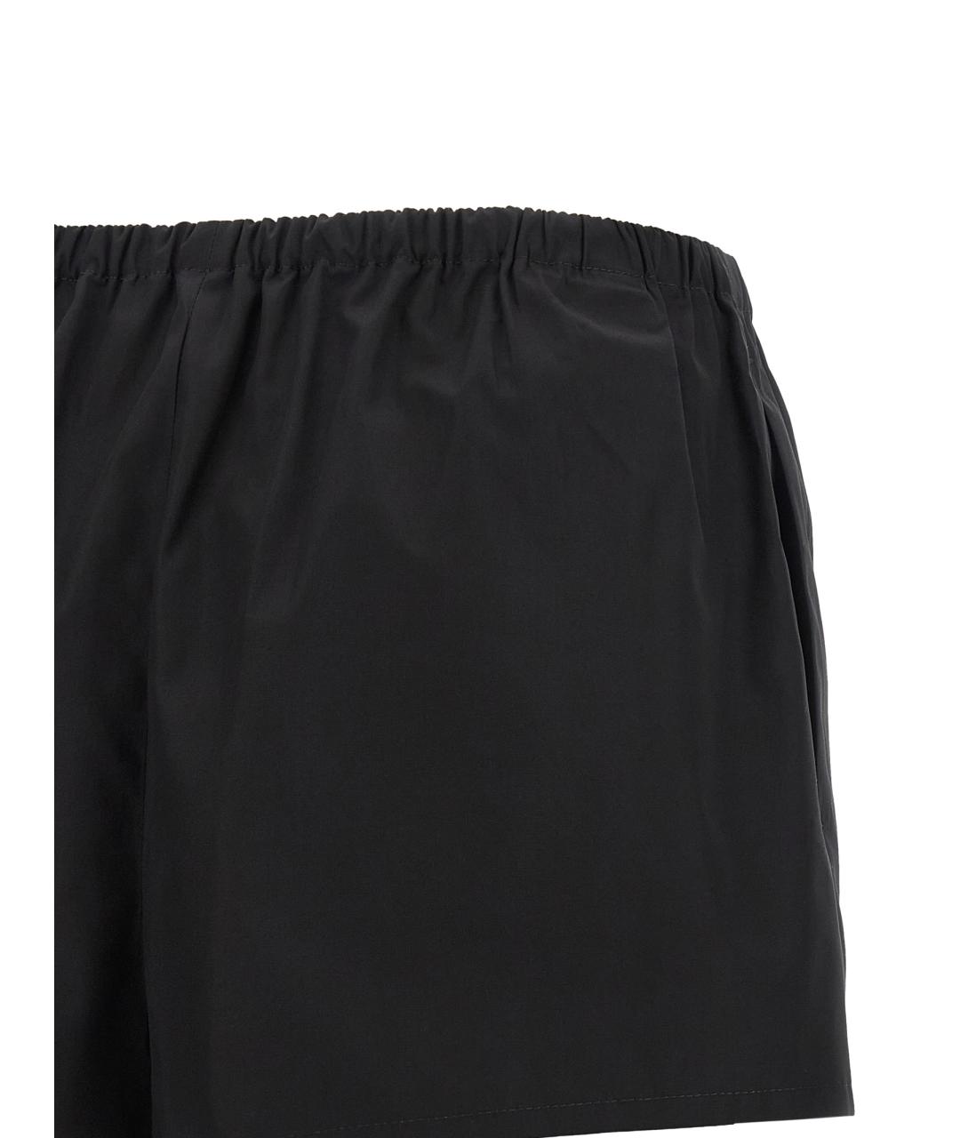 PRADA Черные хлопковые шорты, фото 4