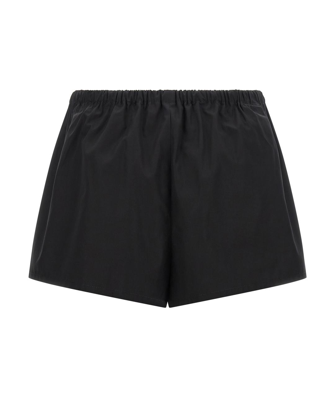 PRADA Черные хлопковые шорты, фото 2