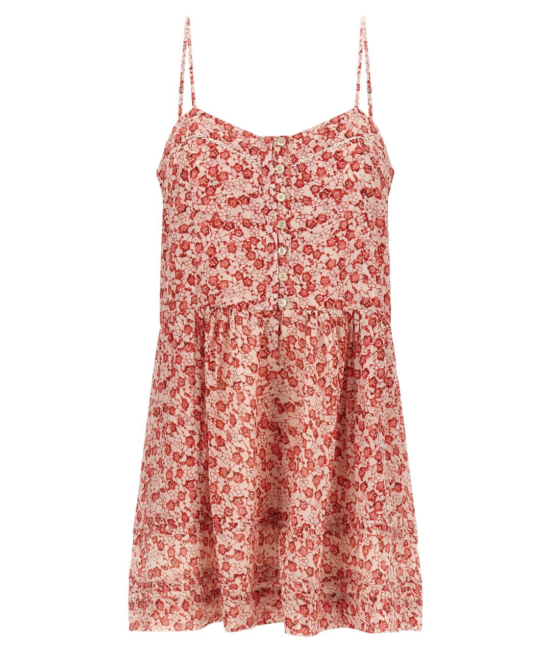 ISABEL MARANT ETOILE Красный хлопковый комбинезон, фото 1