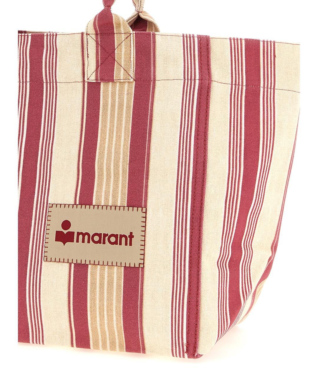 ISABEL MARANT Красная хлопковая сумка тоут, фото 3