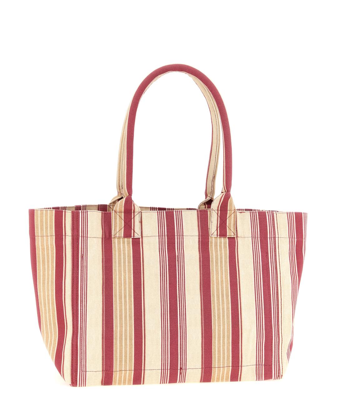 ISABEL MARANT Красная хлопковая сумка тоут, фото 2