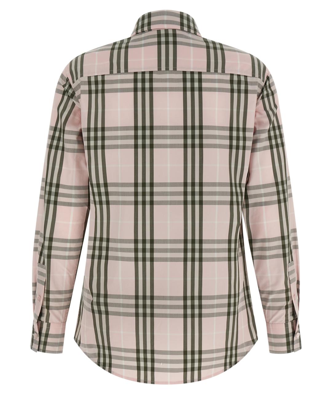 BURBERRY Розовая хлопковая рубашка, фото 2