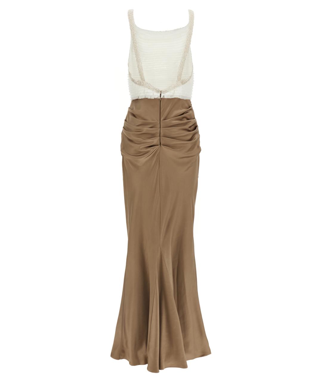 ELISABETTA FRANCHI Мульти полиэстеровое коктейльное платье, фото 2