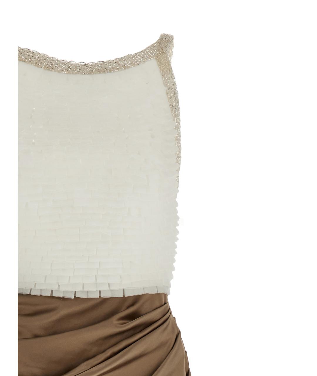 ELISABETTA FRANCHI Мульти полиэстеровое коктейльное платье, фото 3