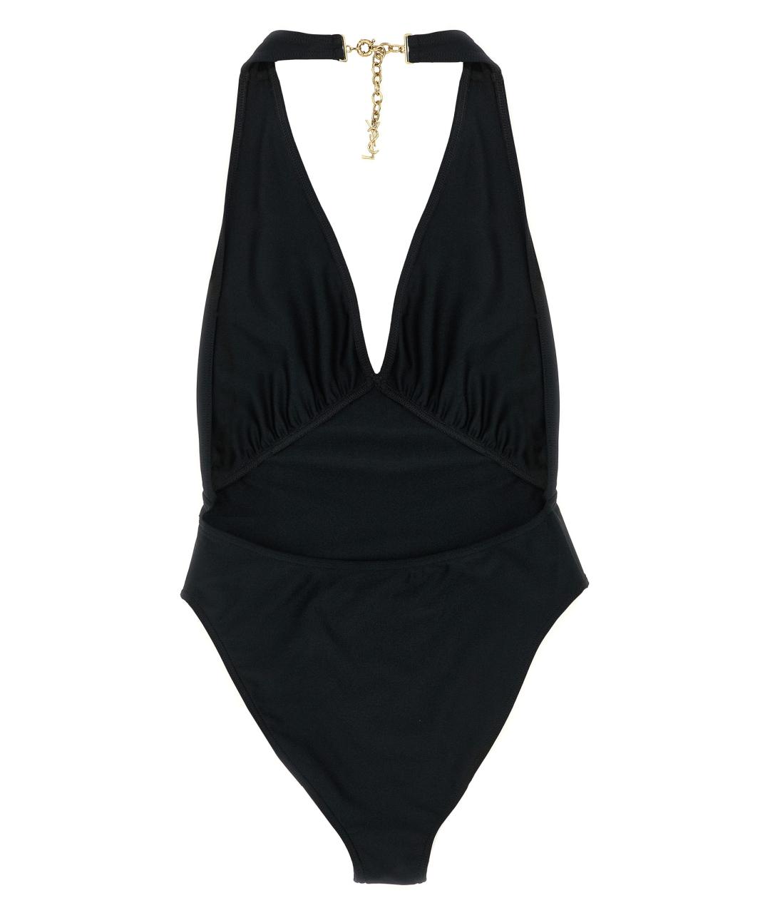 SAINT LAURENT Черный полиамидовый купальник, фото 2