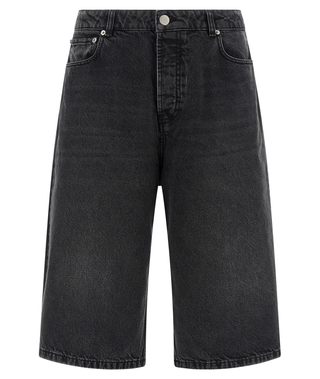 Ami Paris Черные хлопковые шорты, фото 1