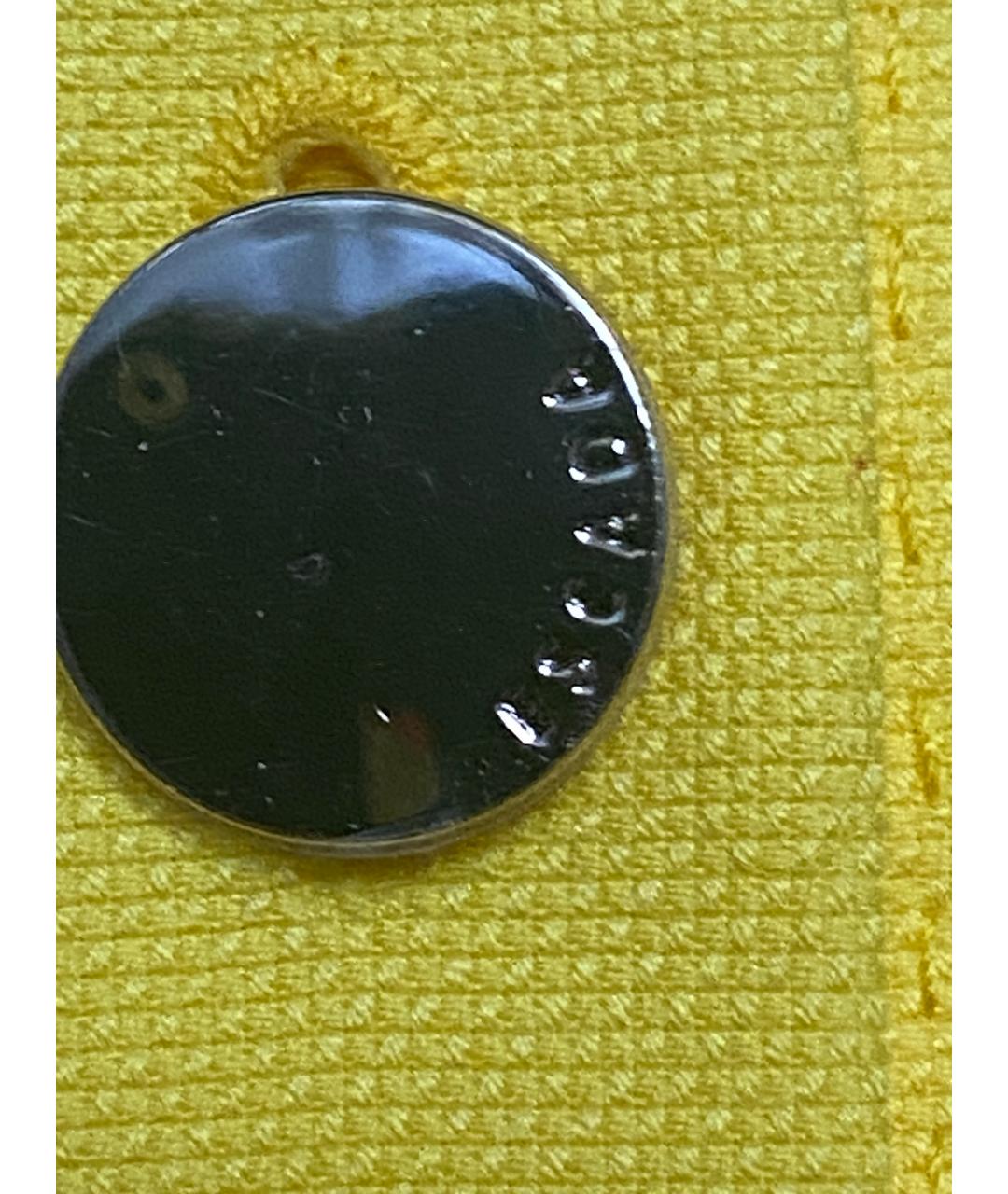 ESCADA Золотой хлопко-эластановый костюм с юбками, фото 5