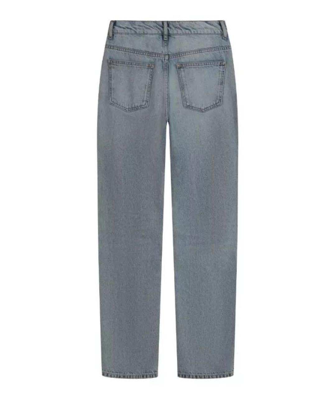 AUTENTIMENTS Голубые хлопковые прямые джинсы, фото 2