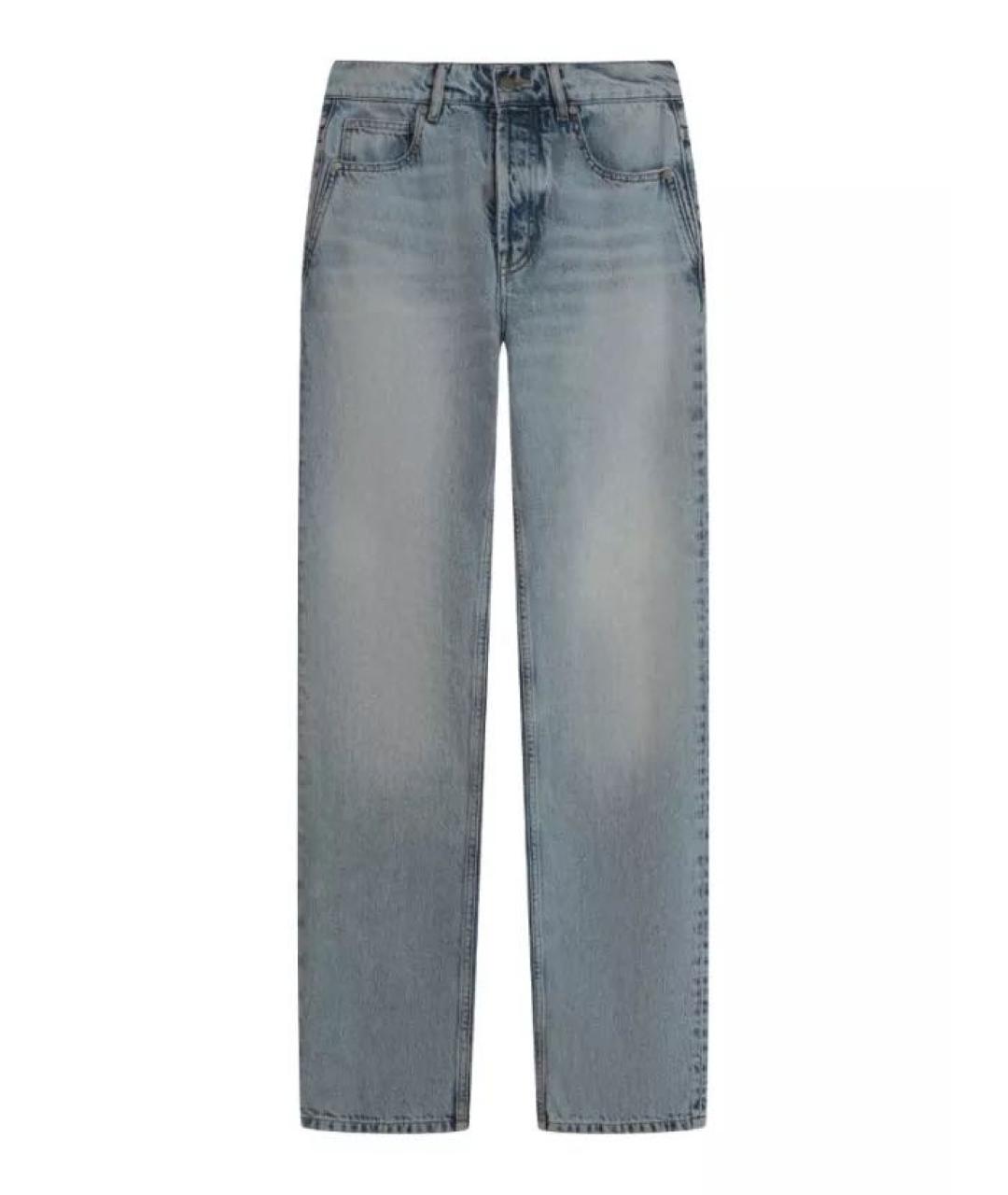 AUTENTIMENTS Голубые хлопковые прямые джинсы, фото 1