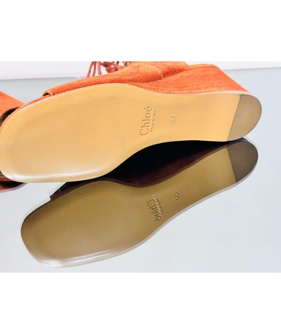 CHLOE Замшевые босоножки, фото 7