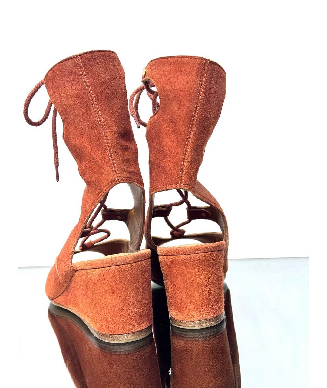 CHLOE Замшевые босоножки, фото 3