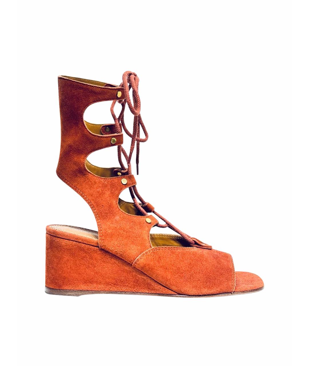 CHLOE Замшевые босоножки, фото 1