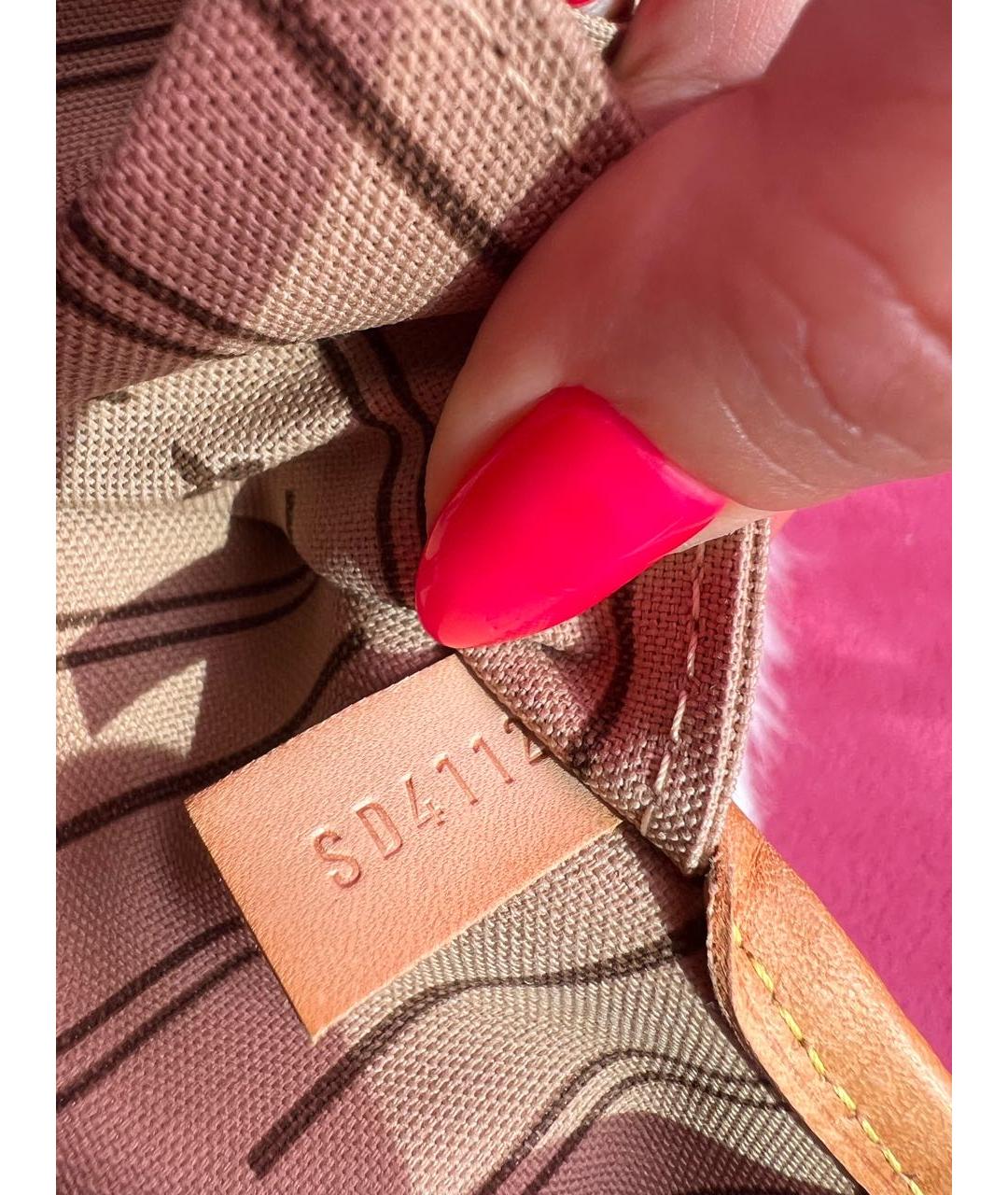 LOUIS VUITTON Коричневая сумка тоут, фото 4