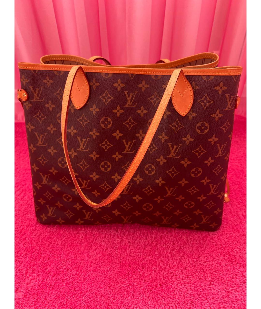 LOUIS VUITTON Коричневая сумка тоут, фото 9