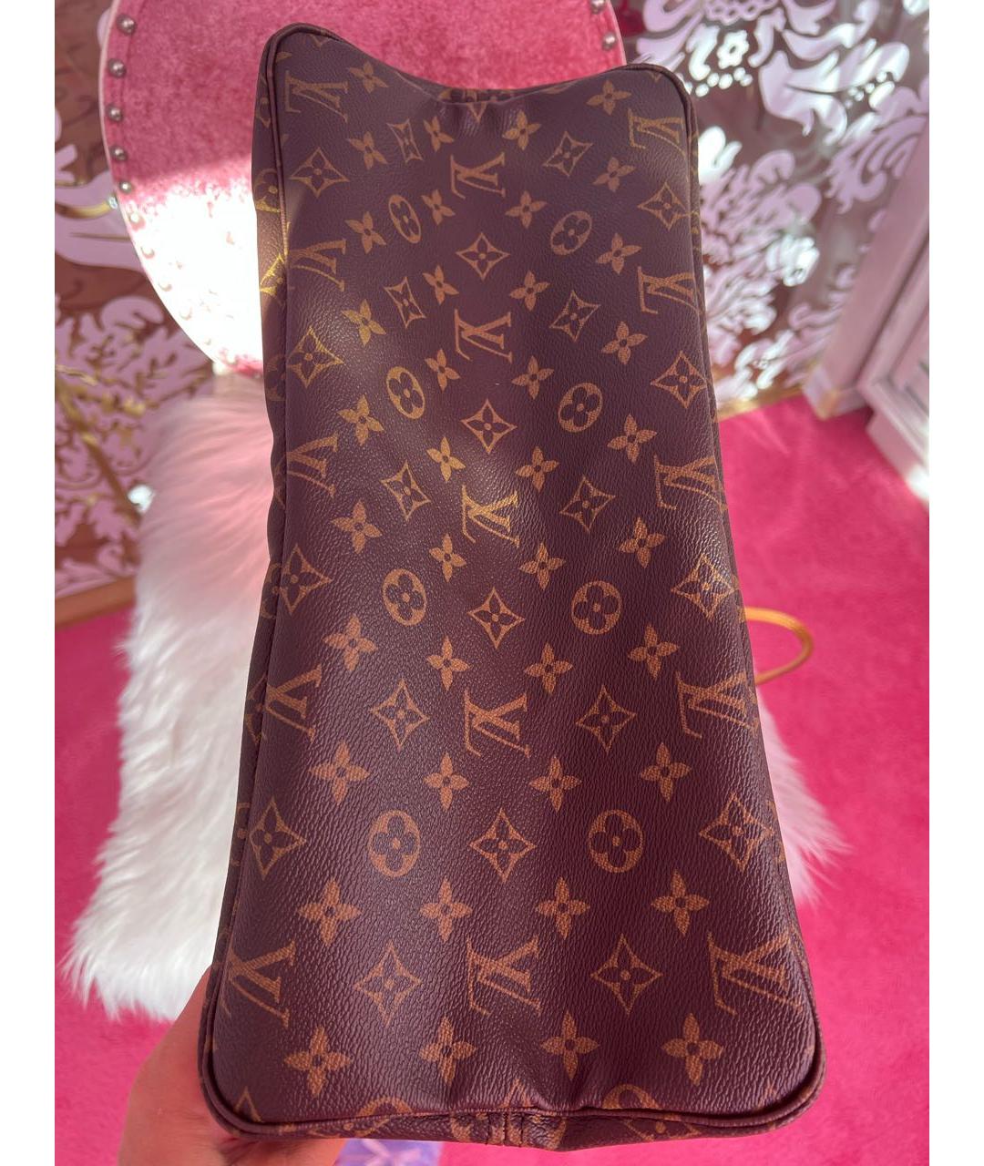 LOUIS VUITTON Коричневая сумка тоут, фото 5