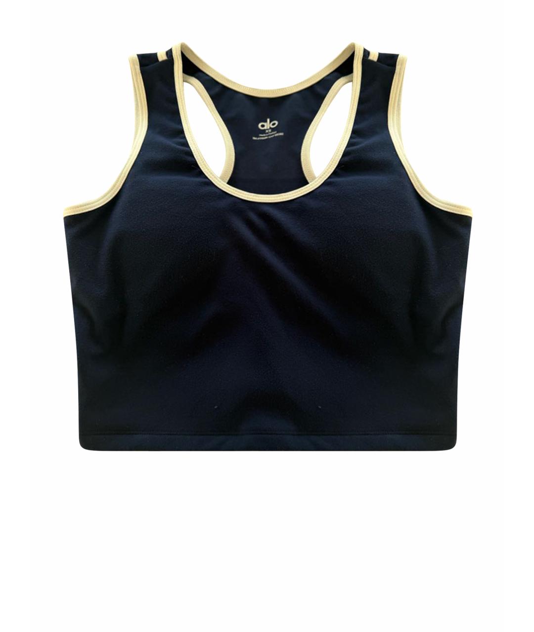 ALO YOGA Темно-синяя майка, фото 1