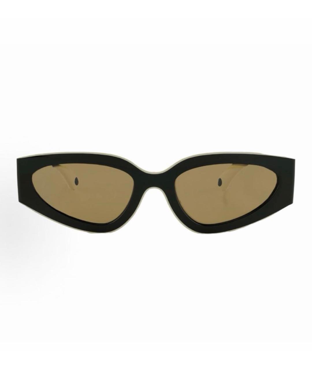 CHANEL Черные пластиковые солнцезащитные очки, фото 5