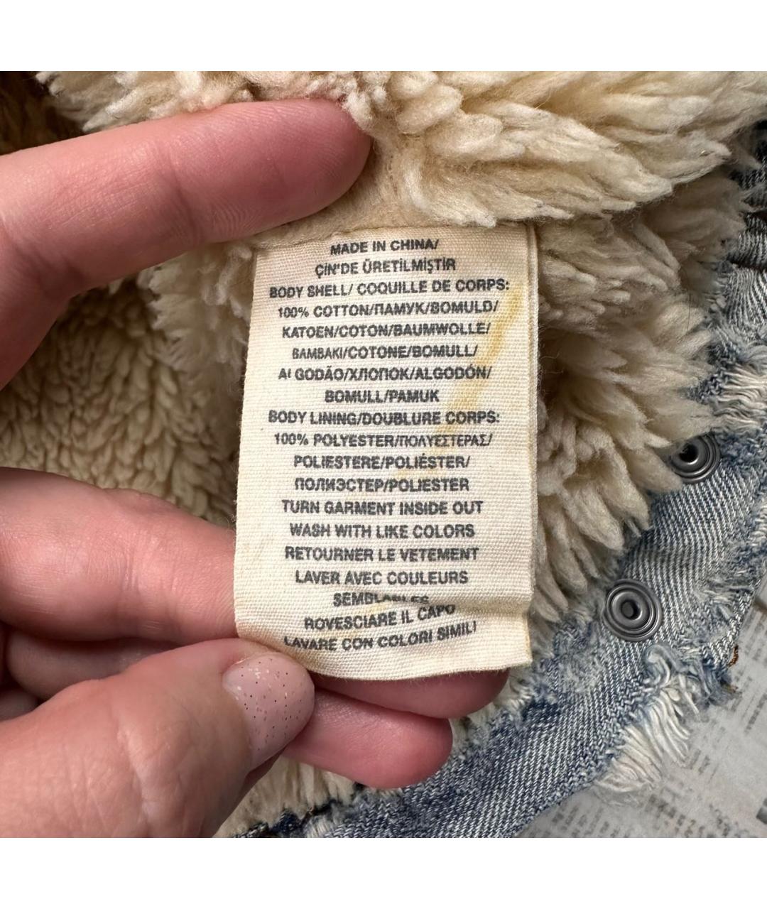 RALPH LAUREN Голубой деним жилет, фото 5