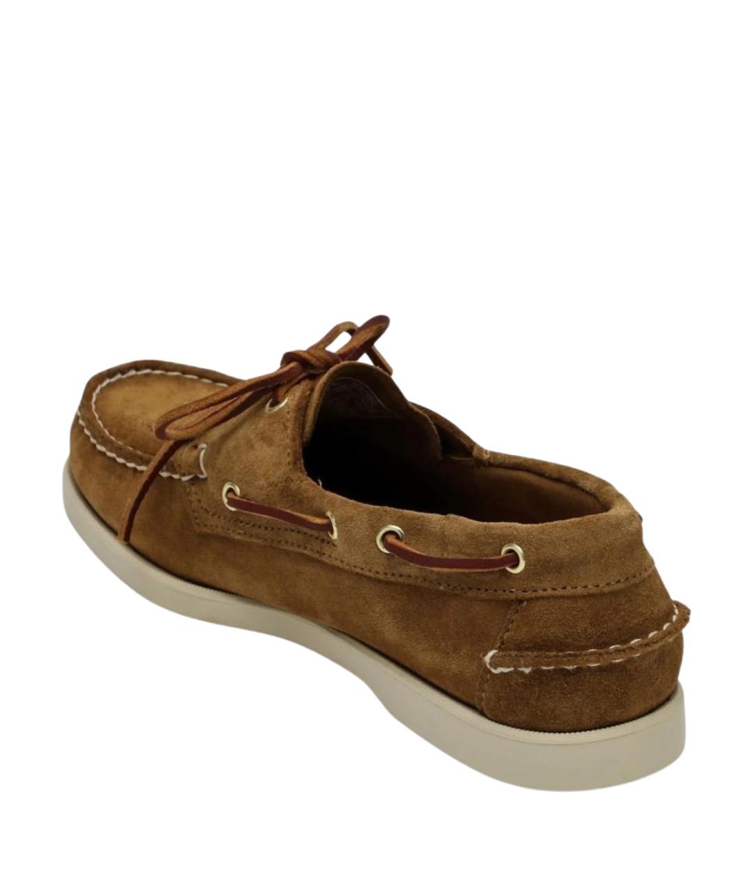 SEBAGO Бежевые замшевые мокасины, фото 2