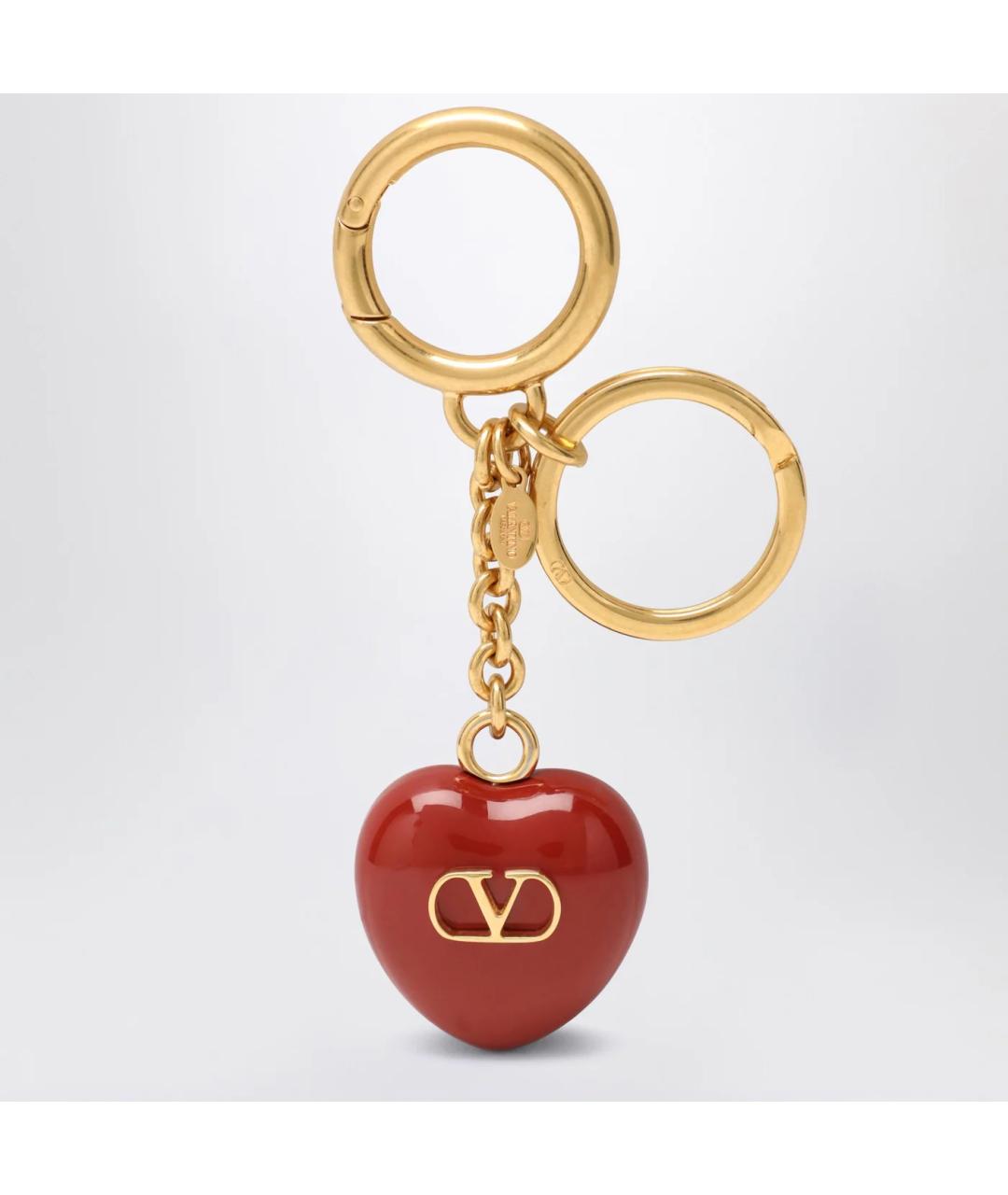 VALENTINO Красный брелок, фото 3