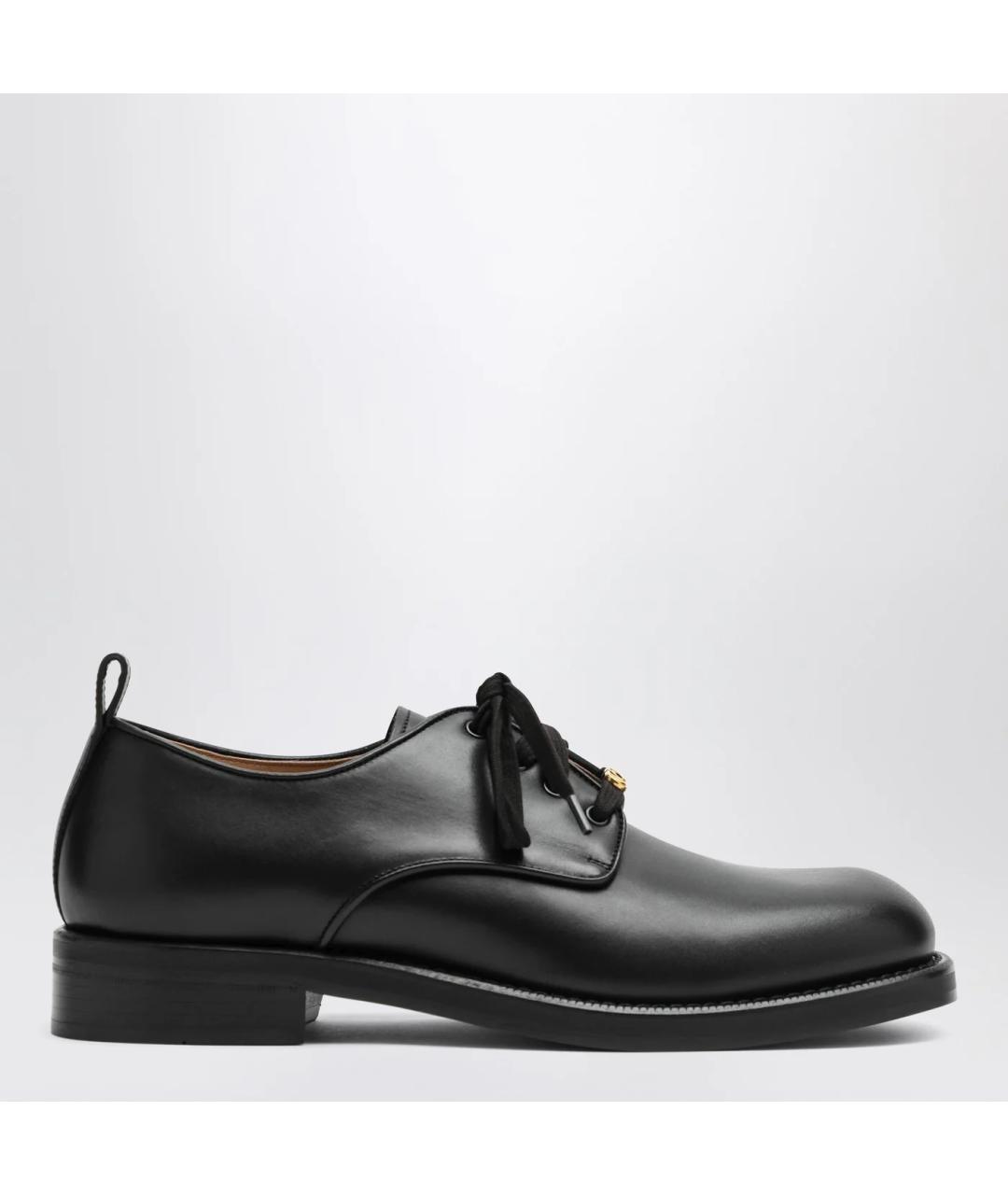 VALENTINO Черные кожаные туфли, фото 3