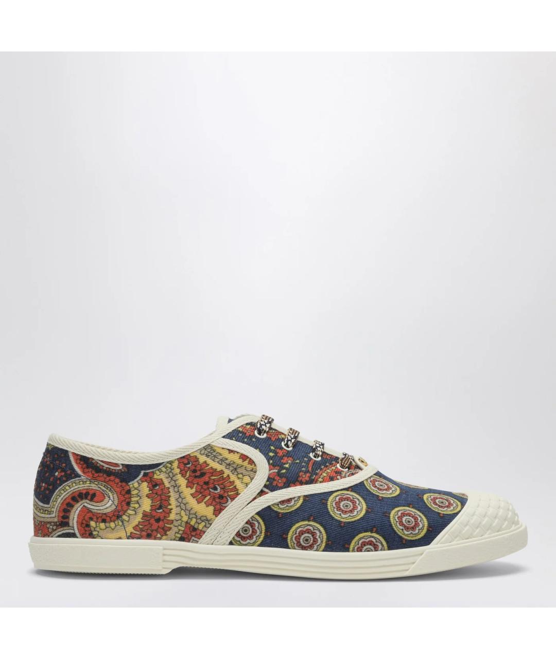 VALENTINO Мульти текстильные низкие кроссовки / кеды, фото 3