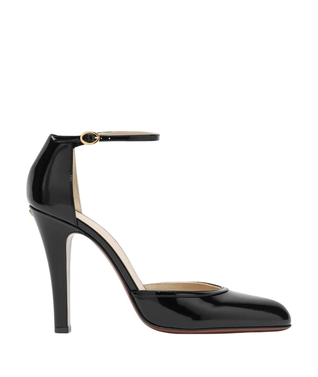 VALENTINO Черные кожаные туфли, фото 1