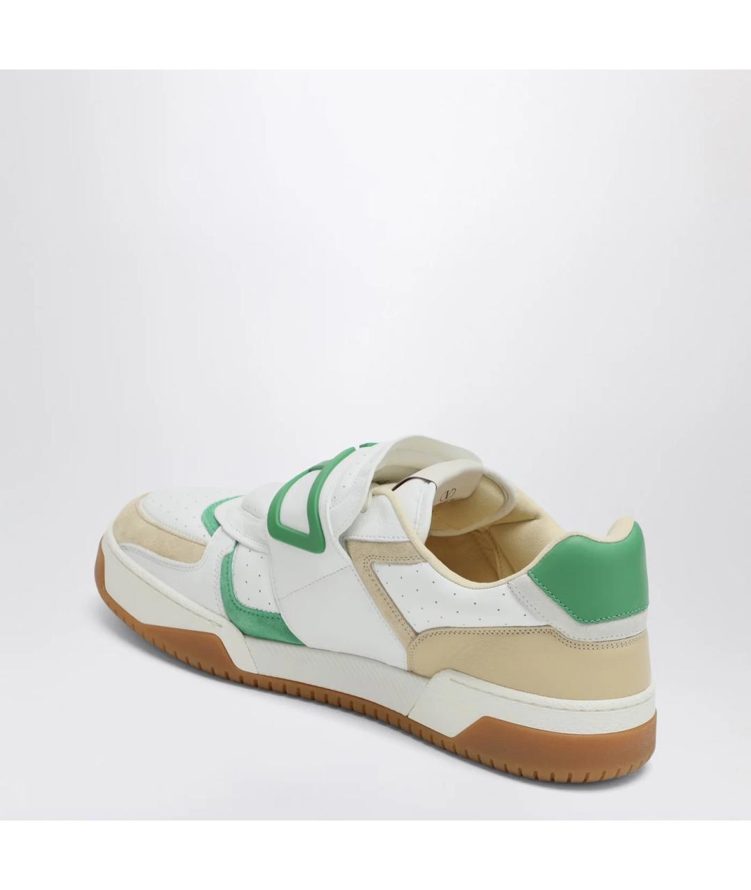 VALENTINO Мульти кожаные низкие кроссовки / кеды, фото 2