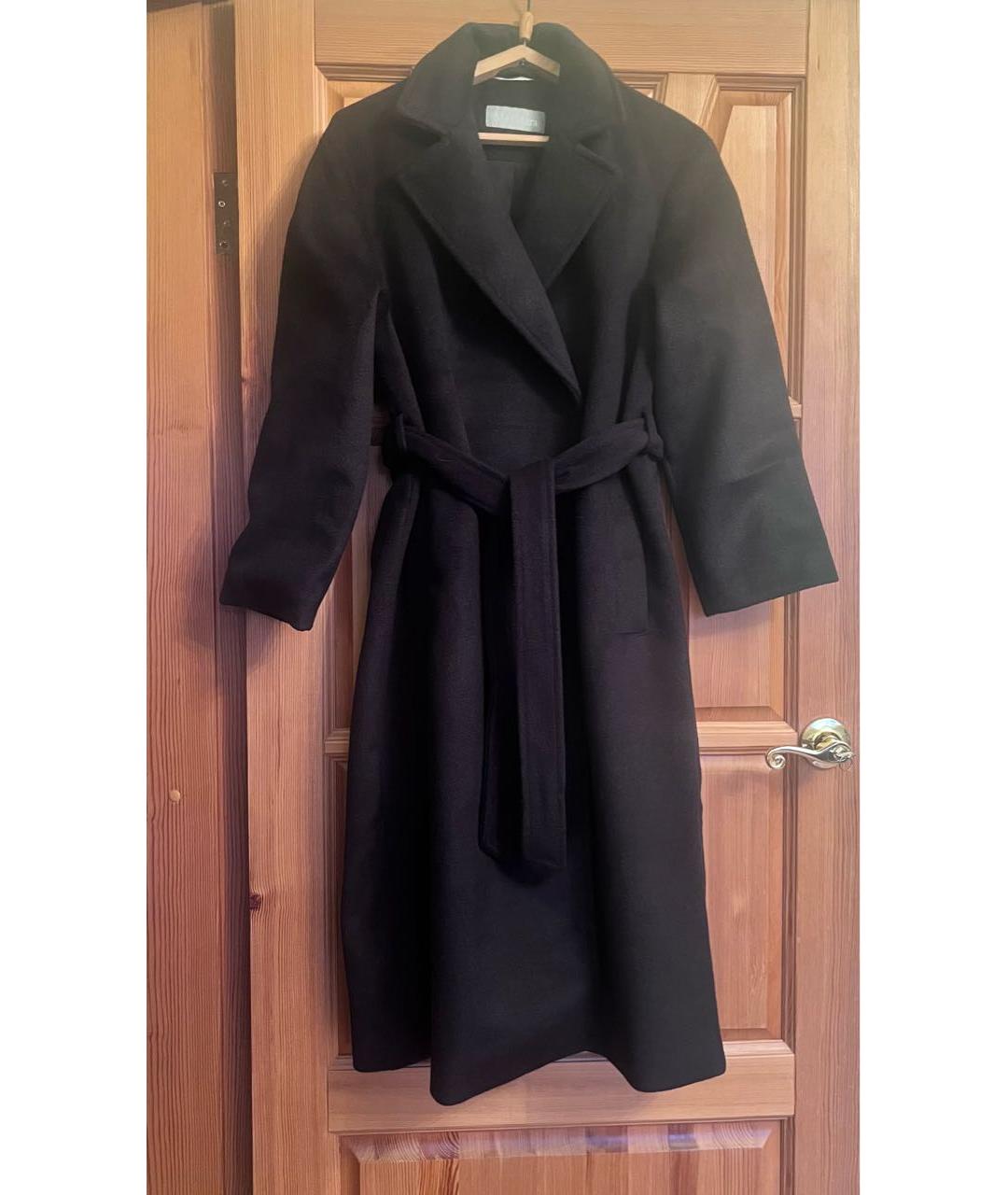 MAX MARA Черное шерстяное пальто, фото 4