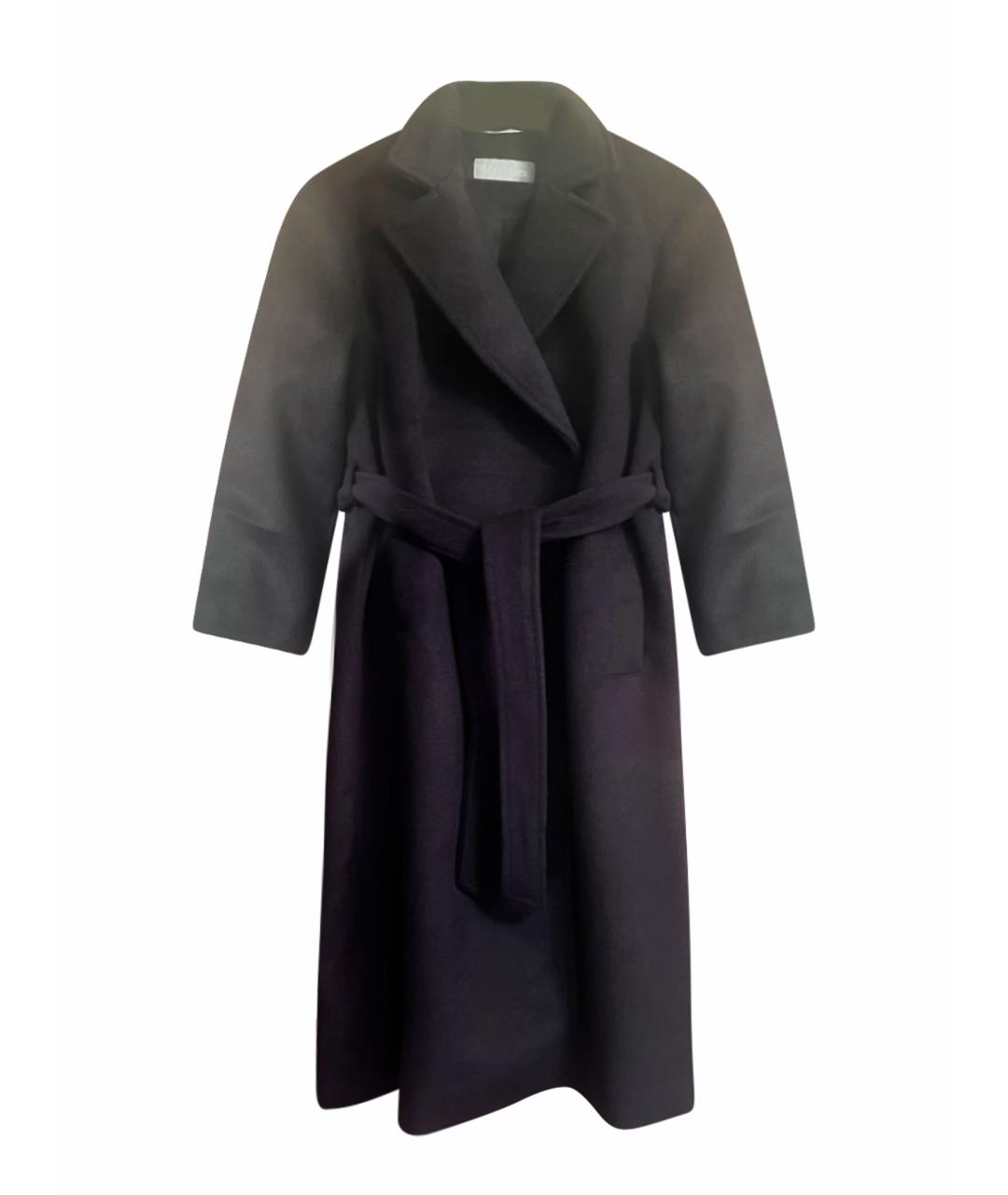 MAX MARA Черное шерстяное пальто, фото 1