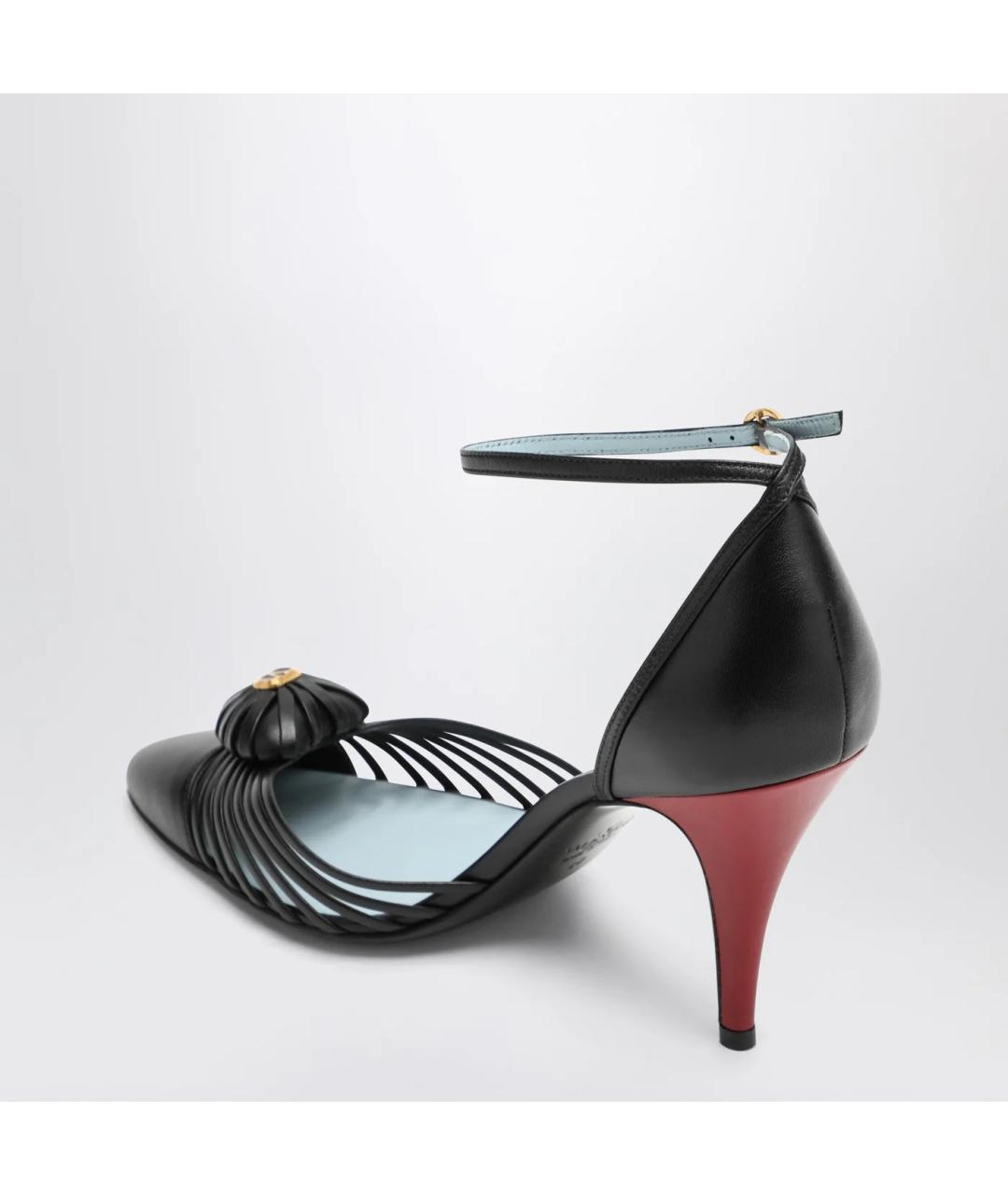 VALENTINO Черные кожаные туфли, фото 2
