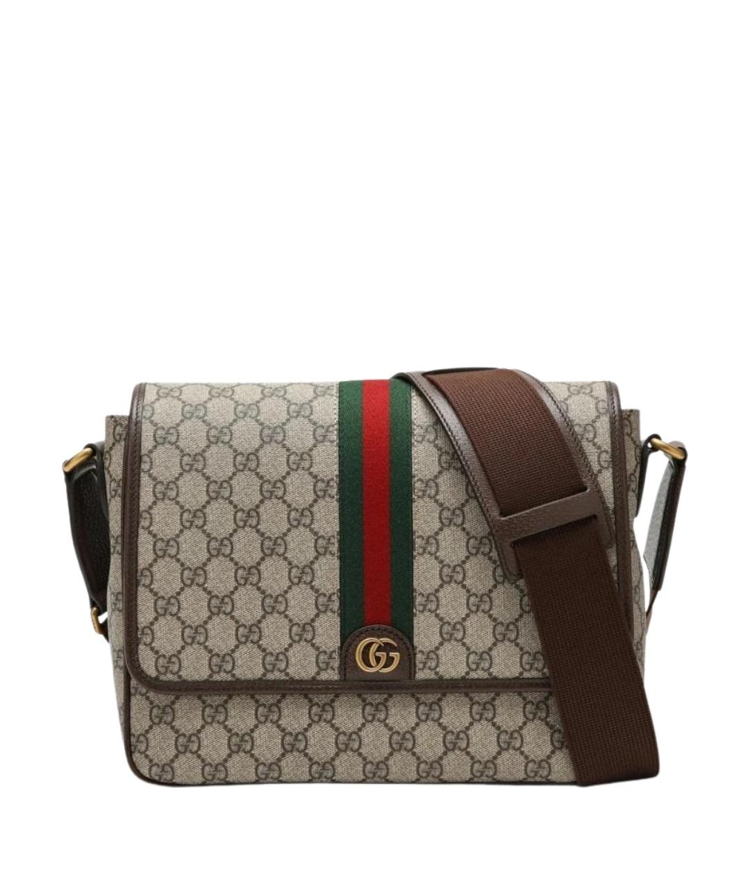GUCCI Бежевая сумка на плечо, фото 1
