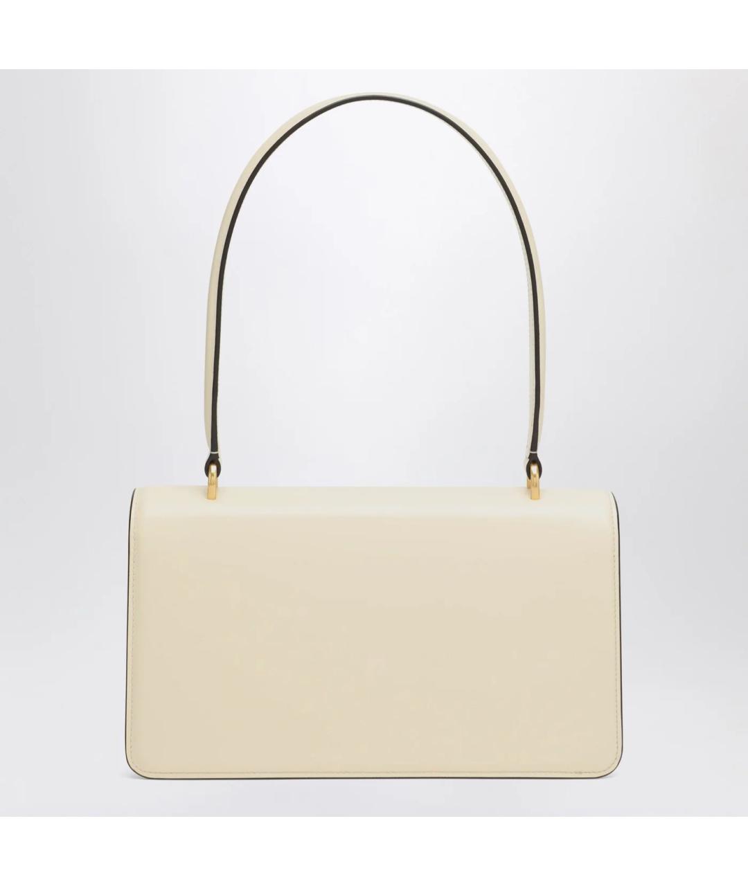 VALENTINO Белая кожаная сумка через плечо, фото 2