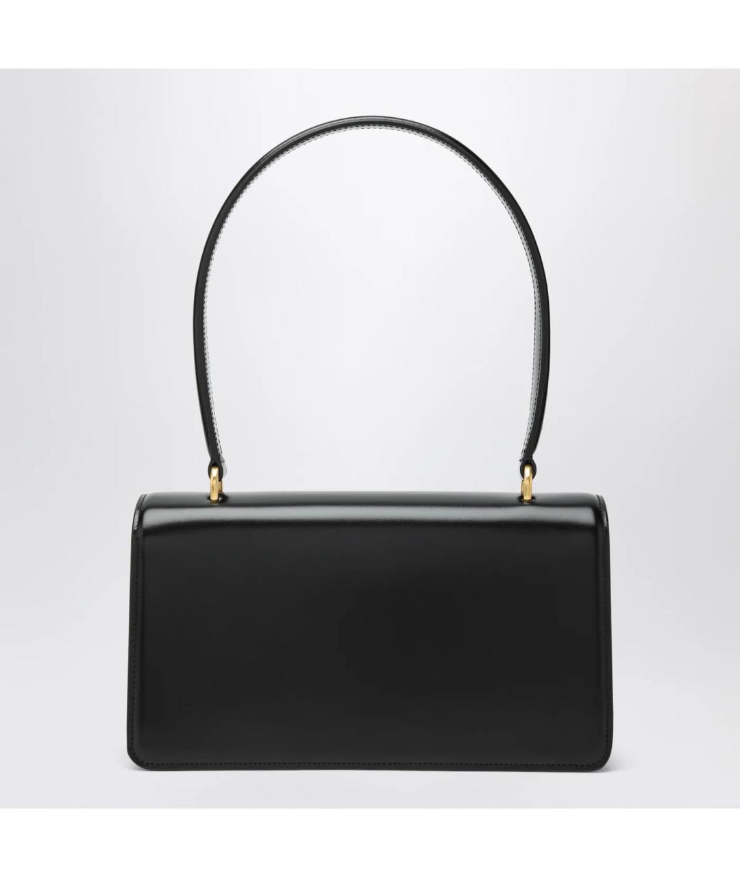 VALENTINO Черная кожаная сумка через плечо, фото 2