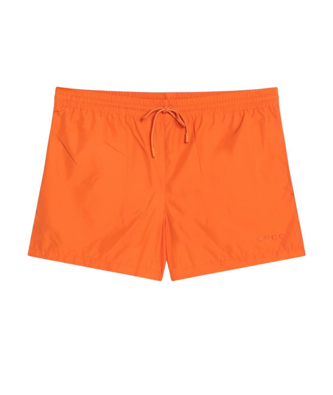 GUCCI Оранжевое полиэстеровые плавки, фото 1